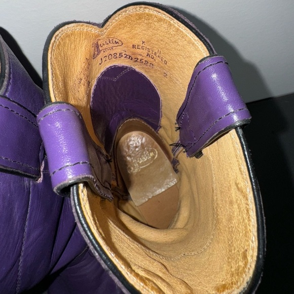 Women’s Justin Purple Roper Boots - Picture 5 of 9